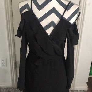 TopShop Off Shoulder and Wrap Around Dress